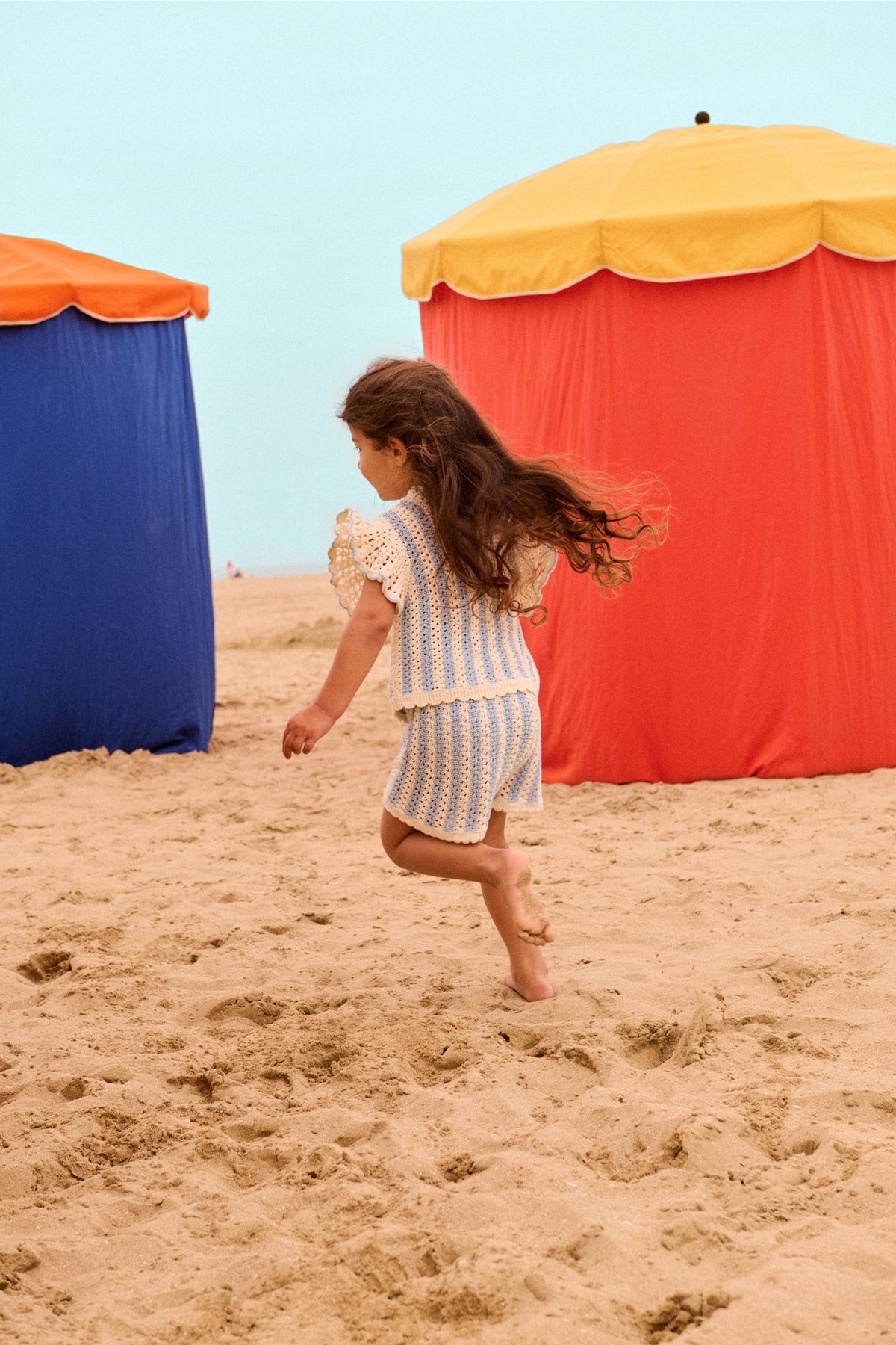 Blue Stripes Lyse Top
