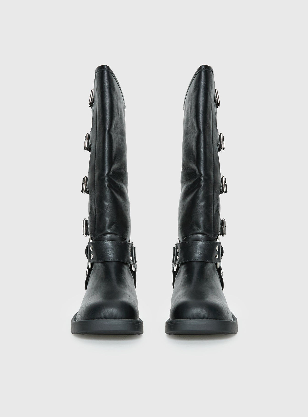 Buckle Down Boots Black
