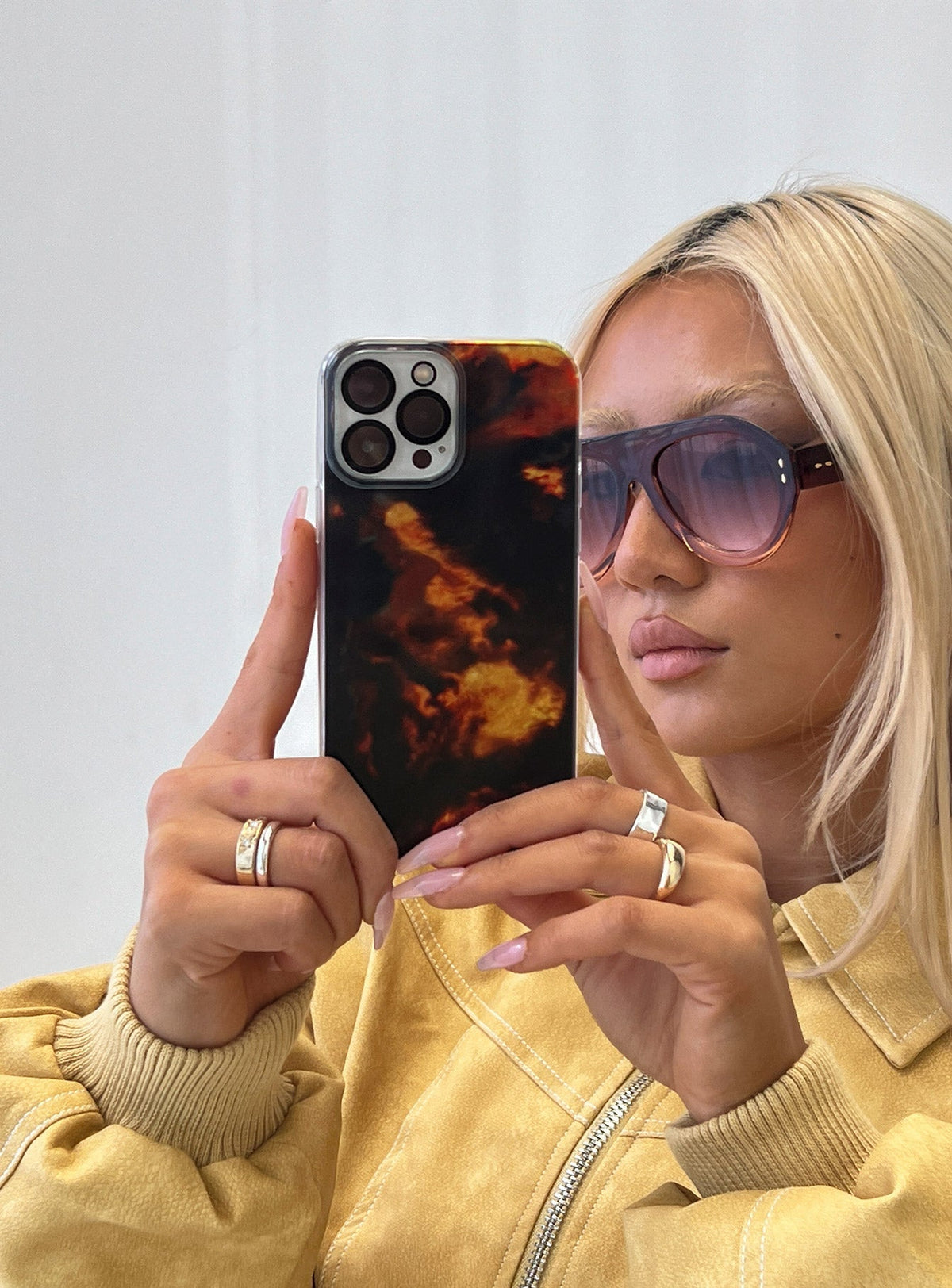 Call Me Back iPhone Case Tortoise