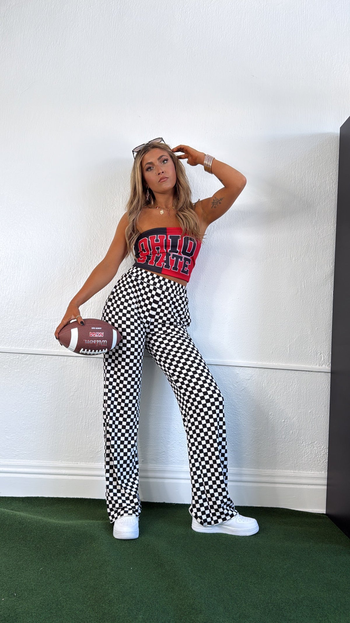 Blitz Ohio Tube Top, Red/Black