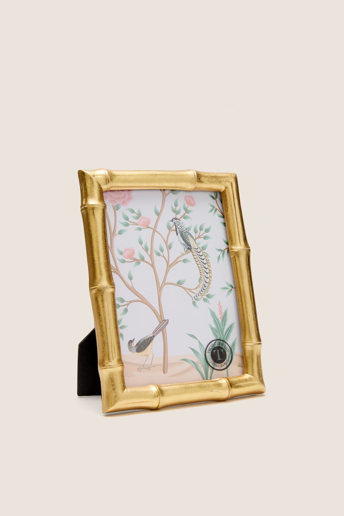 5x7 Gold Faux Bamboo Frame