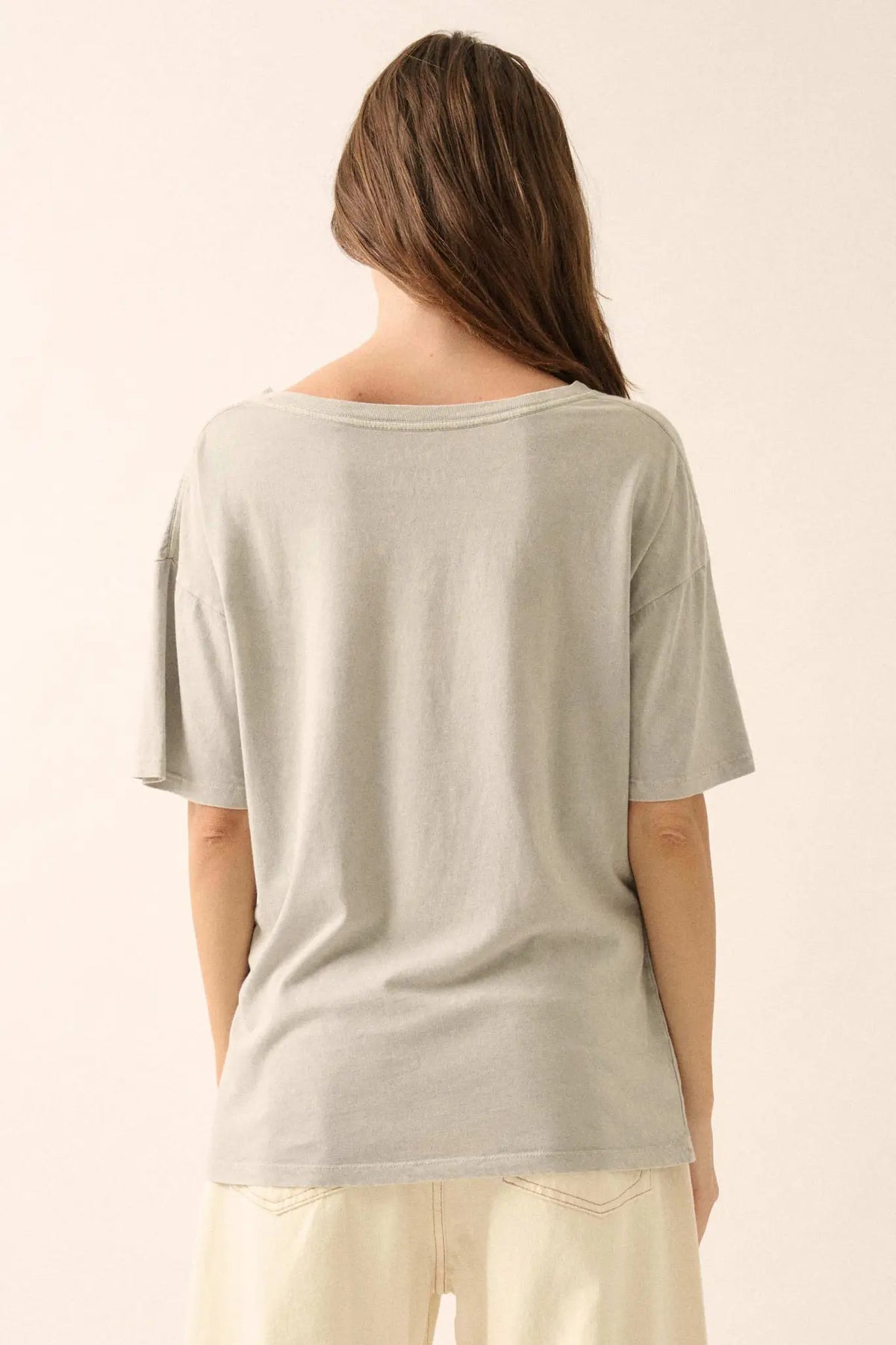 All We Need Is Love V-Neck Graphic Tee