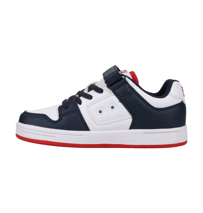 DC Youth Manteca 4 V SN - White/Navy/Red
