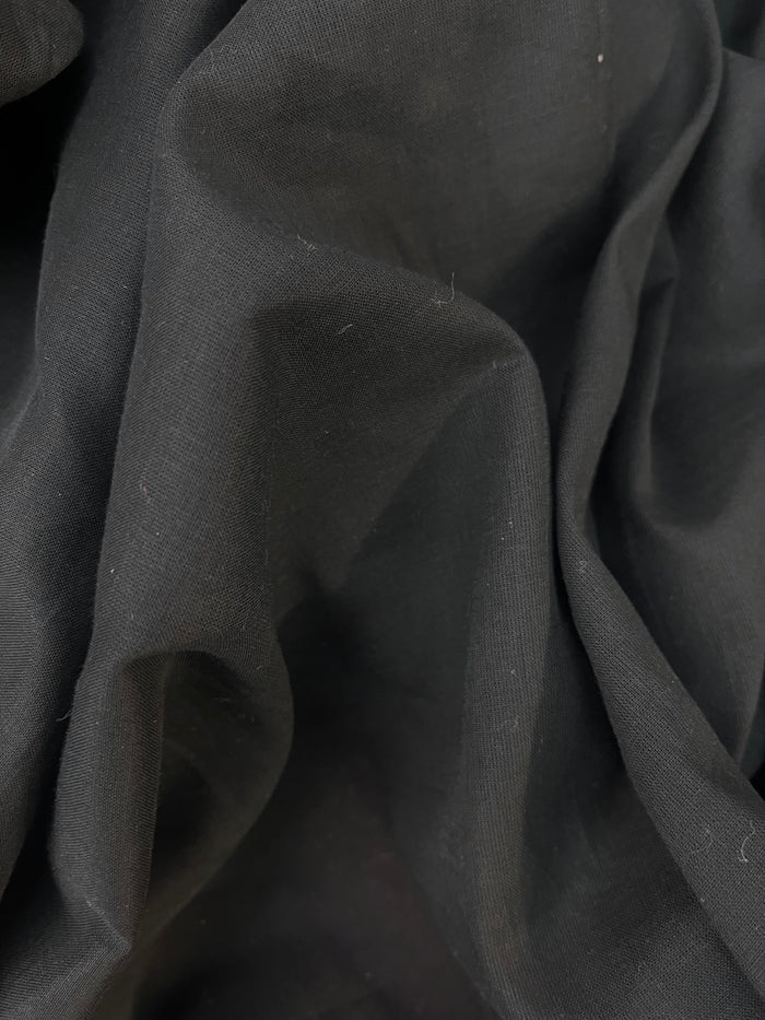 Lightweight Cotton Voile - Black