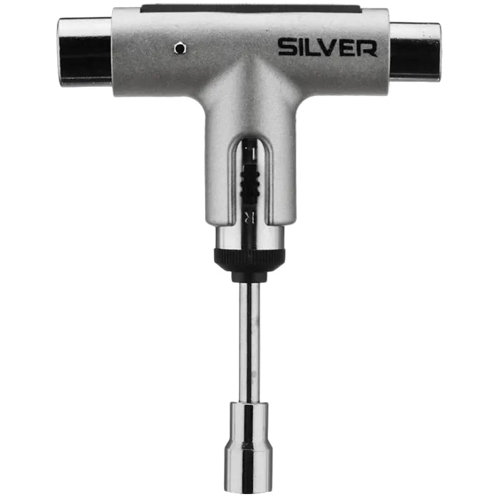 Premium Skateboard Tool - Metallic Silver