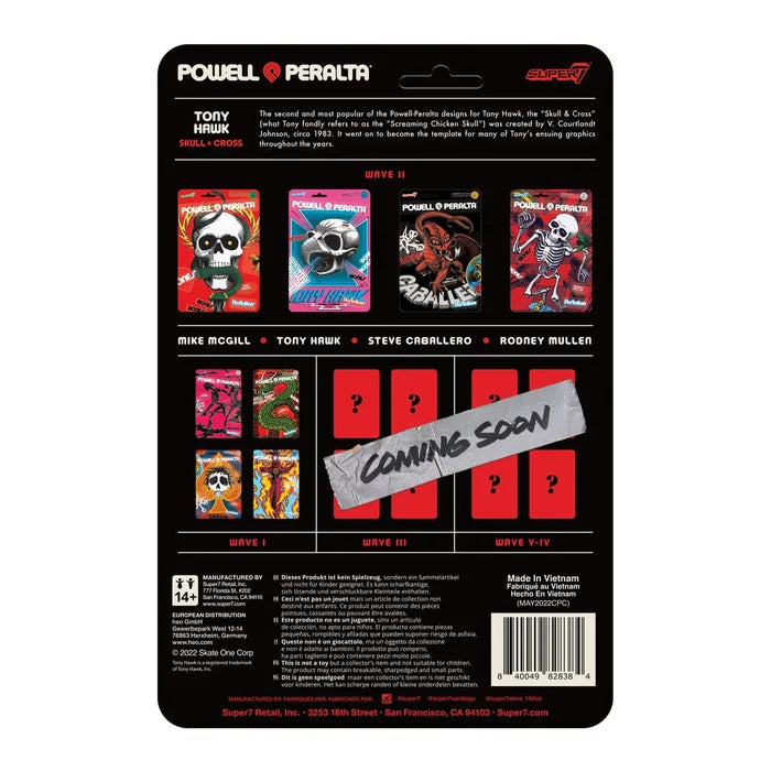 ReAction Figures Wave 2 - Tony Hawk Skull & Cross