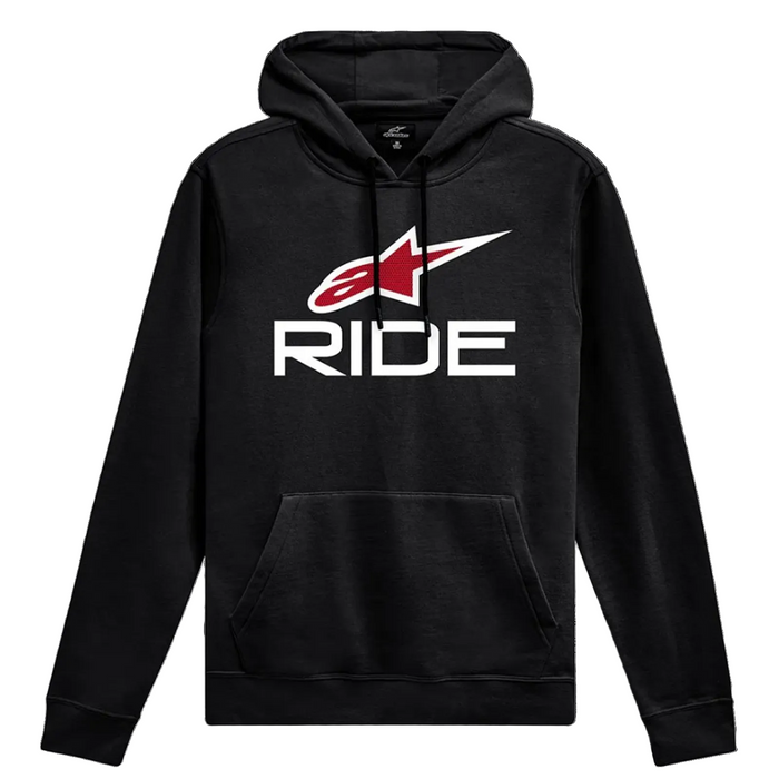 Ride Hoodie V3 - Black/White/Red