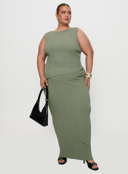 Basile Set Sage Green Curve