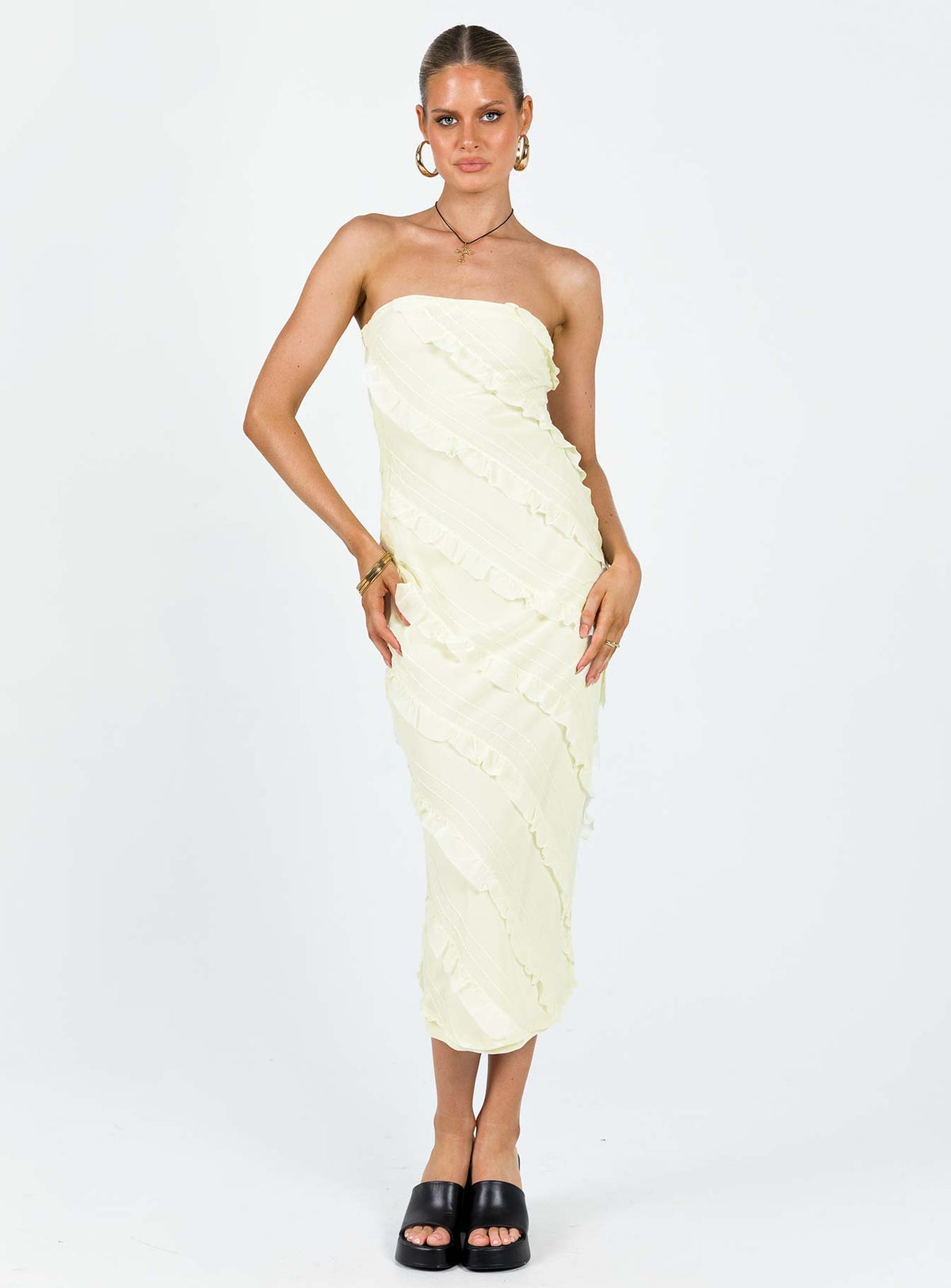Baylie Maxi Dress Yellow