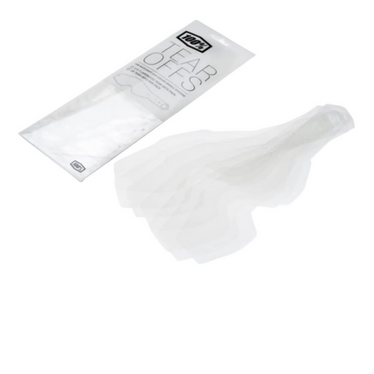 100% Racecraft/Accuri/Strata Tear-Offs 7pk Laminated Transparant
