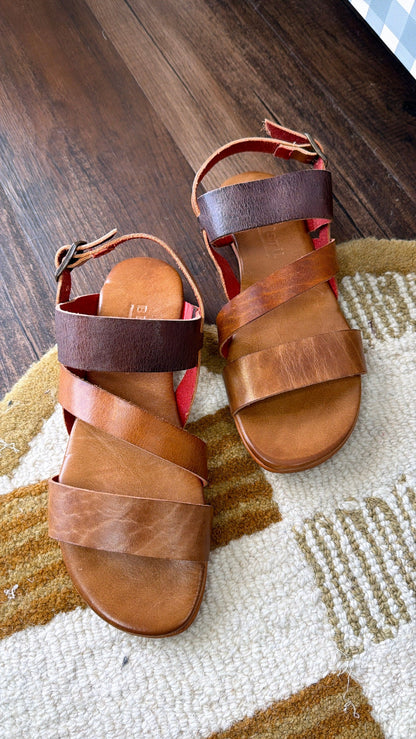 Bedstu SUPERB Sandal, Cafe Latte Rustic