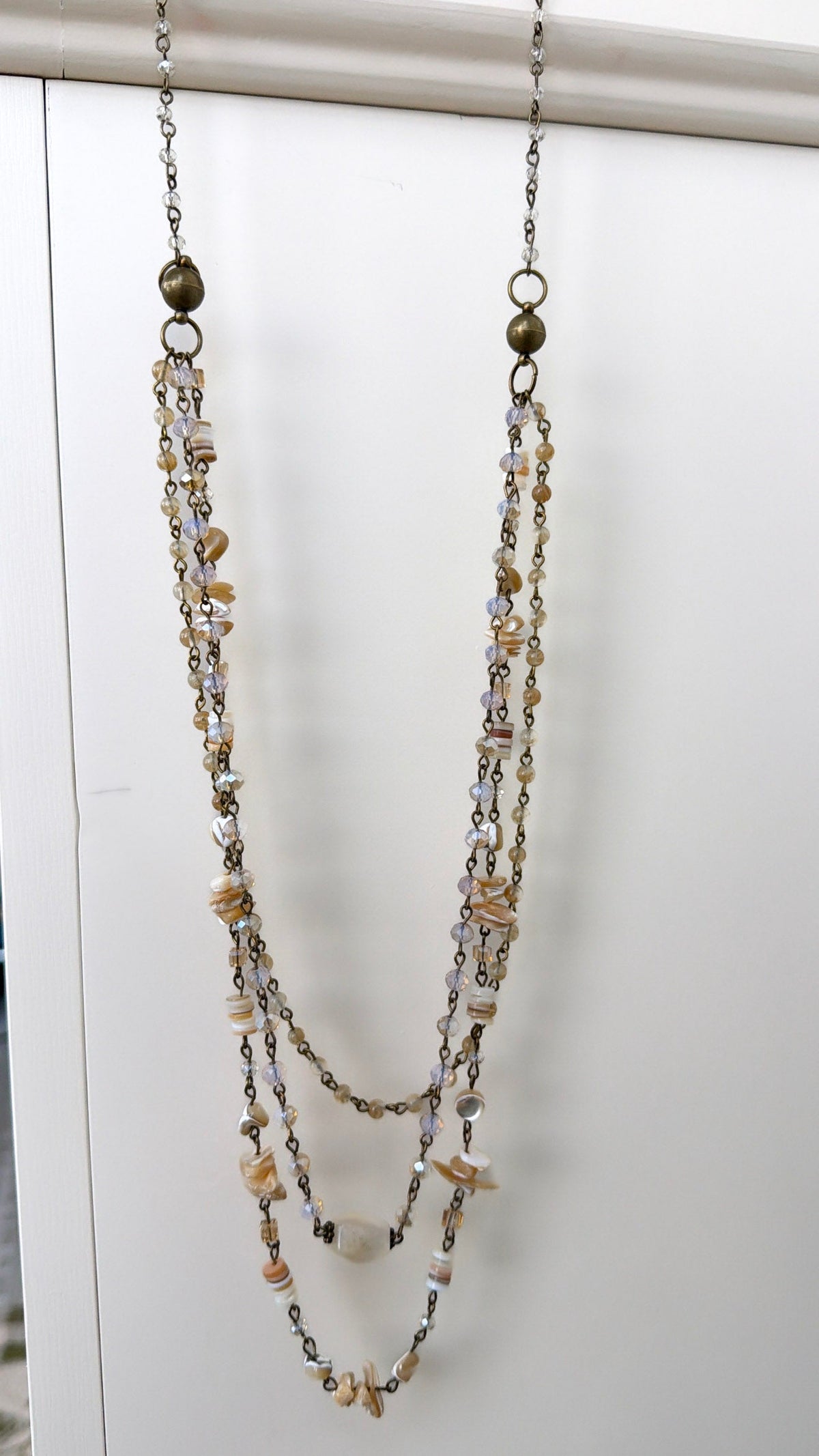 Medina Necklace, Beige