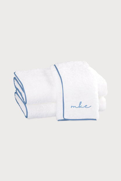 Azure Cairo Bath Towel