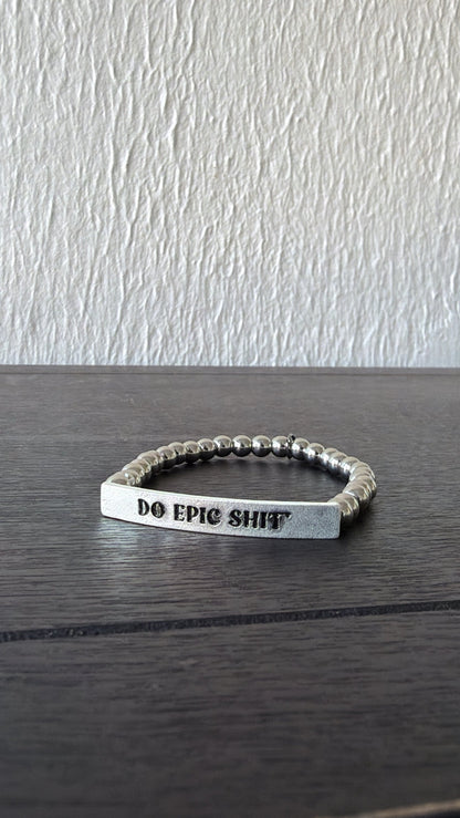 Epic Bracelet, Silver Bead
