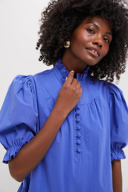 Azure Blue Selena Mini Dress