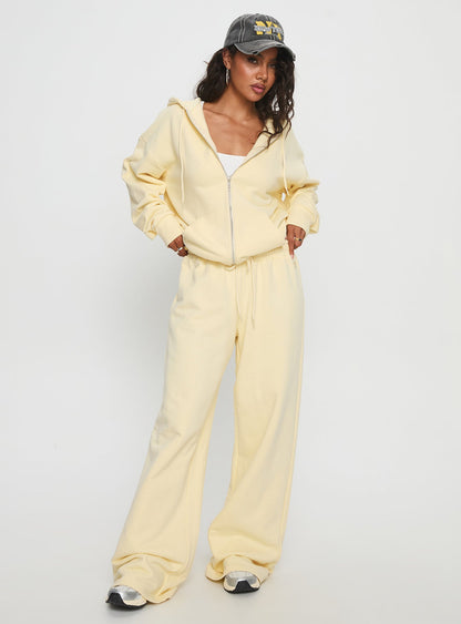 All Day Straight Leg Sweatpants Butter Yellow