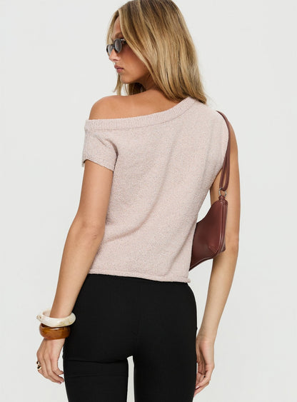 Ashfield Off Shoulder Top Oat