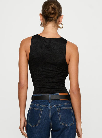 Callahan Lace Bodysuit Black