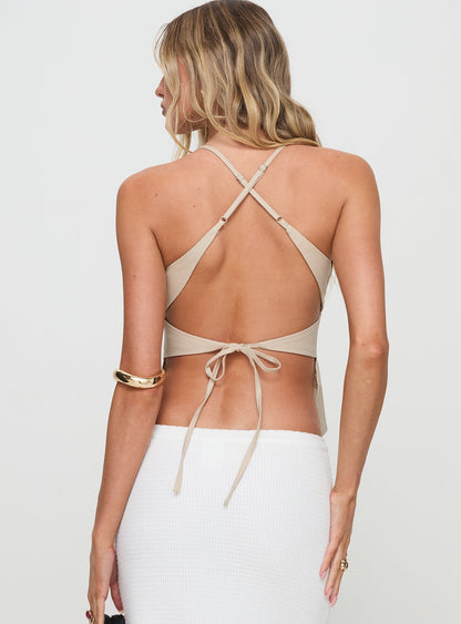 Candid Top Beige