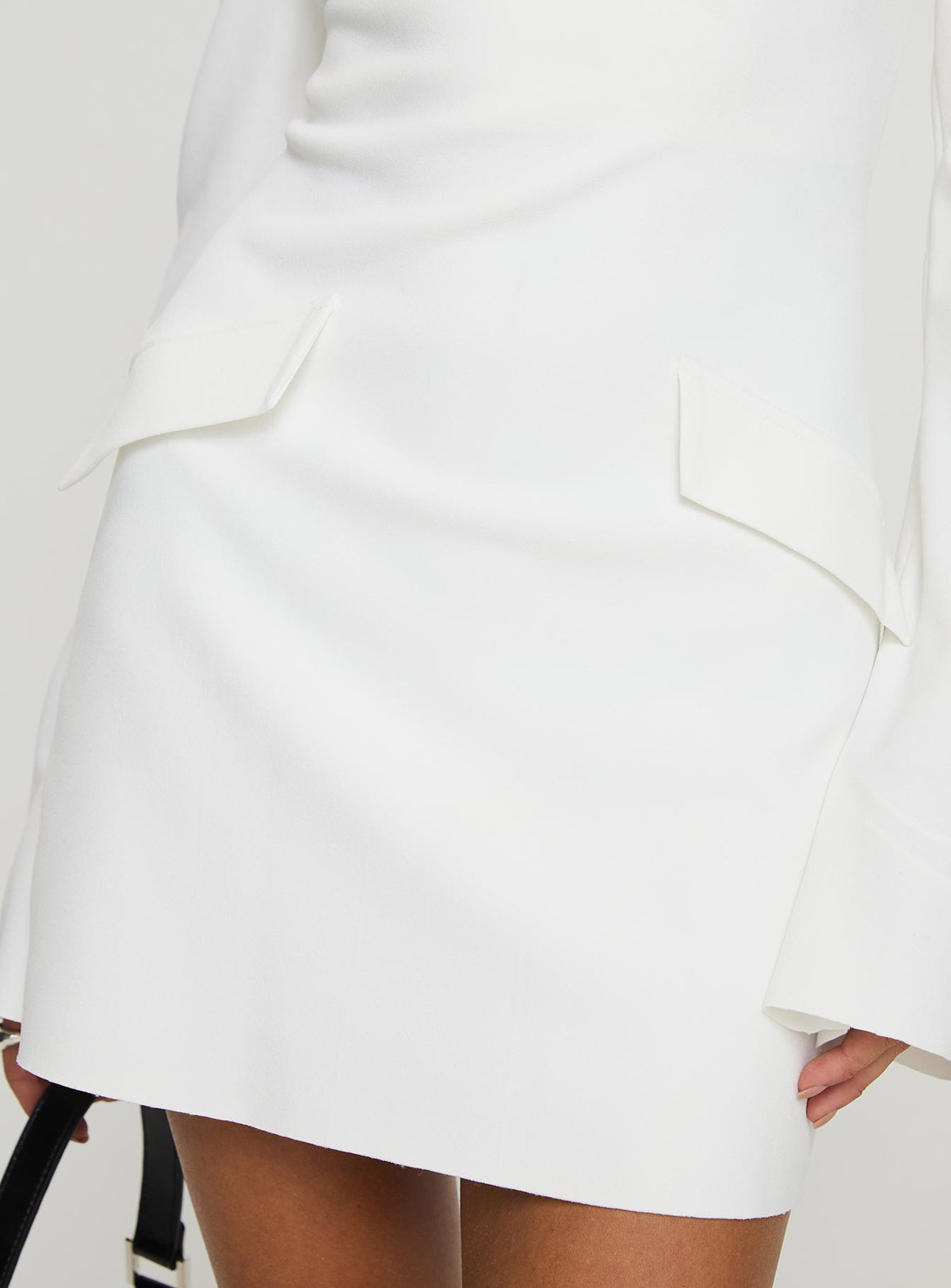 Carters Long Sleeve Mini Dress White Petite
