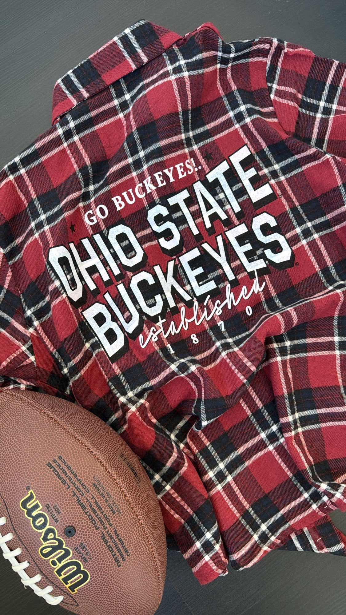 Dream Team Flannel, Red