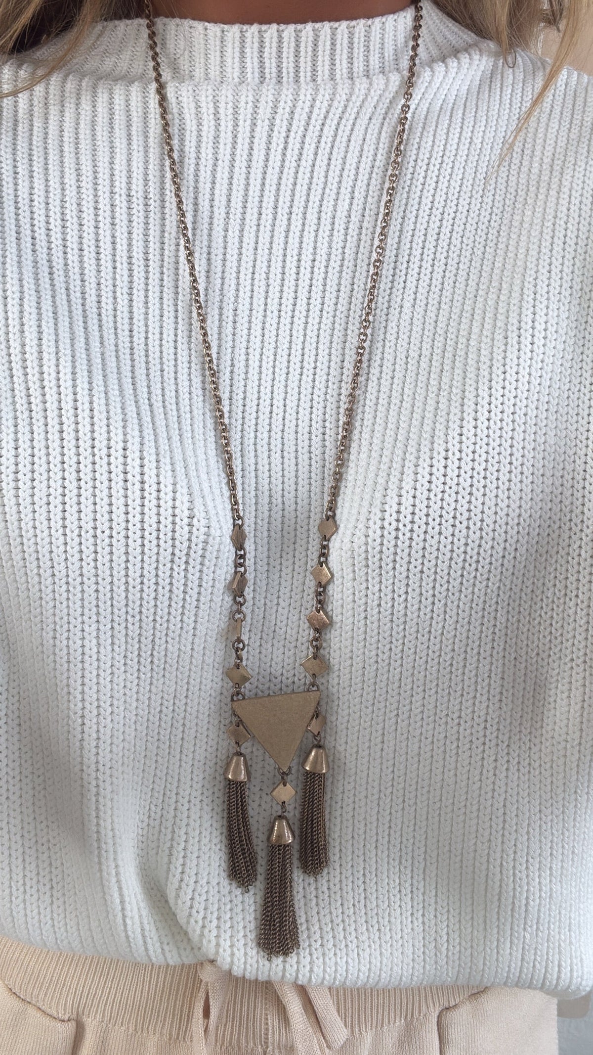 Golden Prairie Necklace, Gold