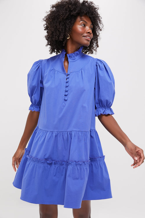 Azure Blue Selena Mini Dress