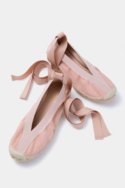 Ballet Pink Suede Jade Flats