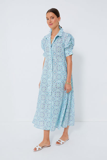 Blue Venetia Maxi Dress