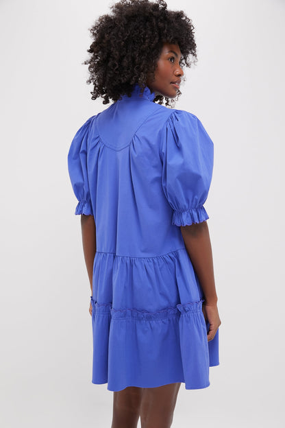 Azure Blue Selena Mini Dress