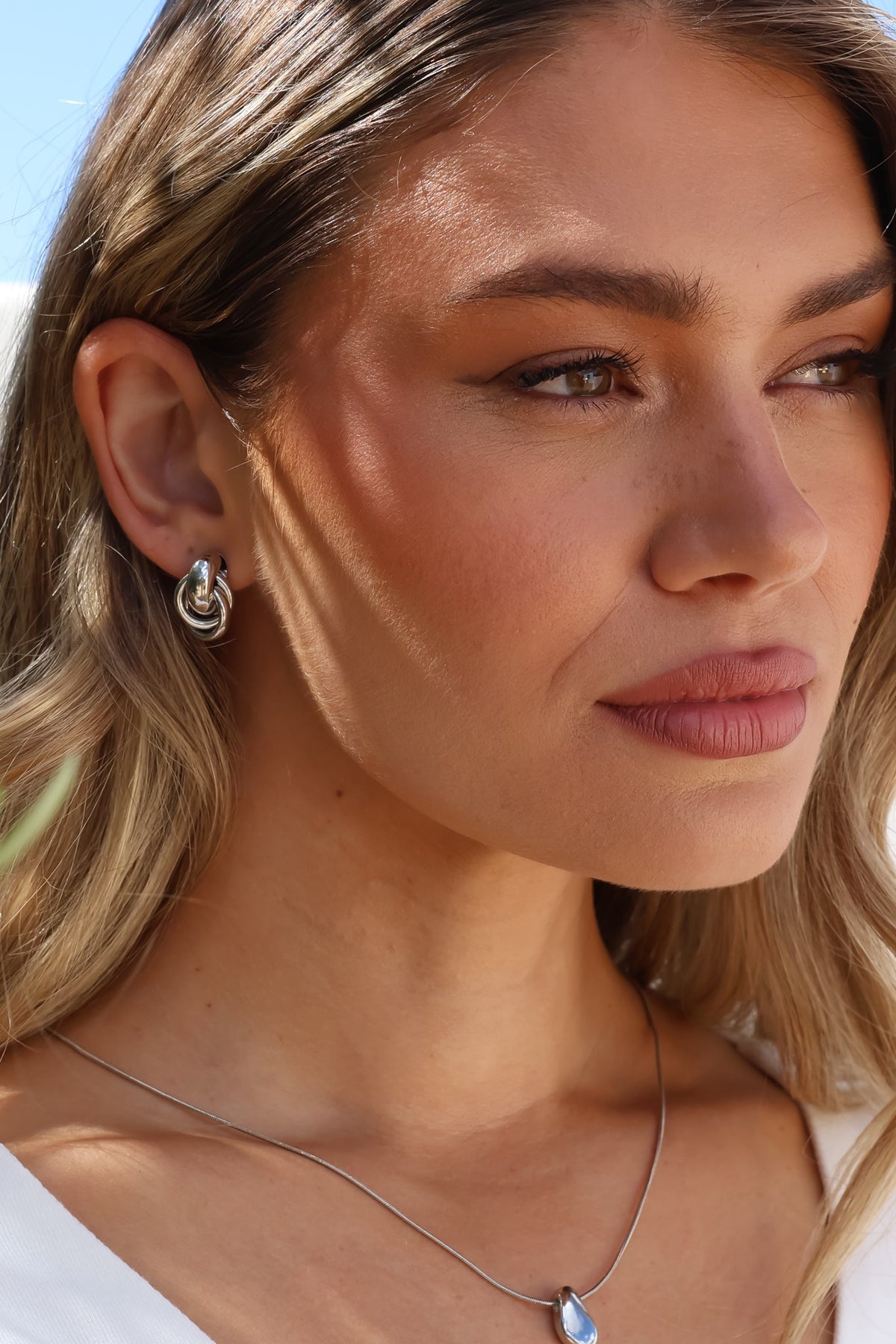 Zana Earrings - Silver