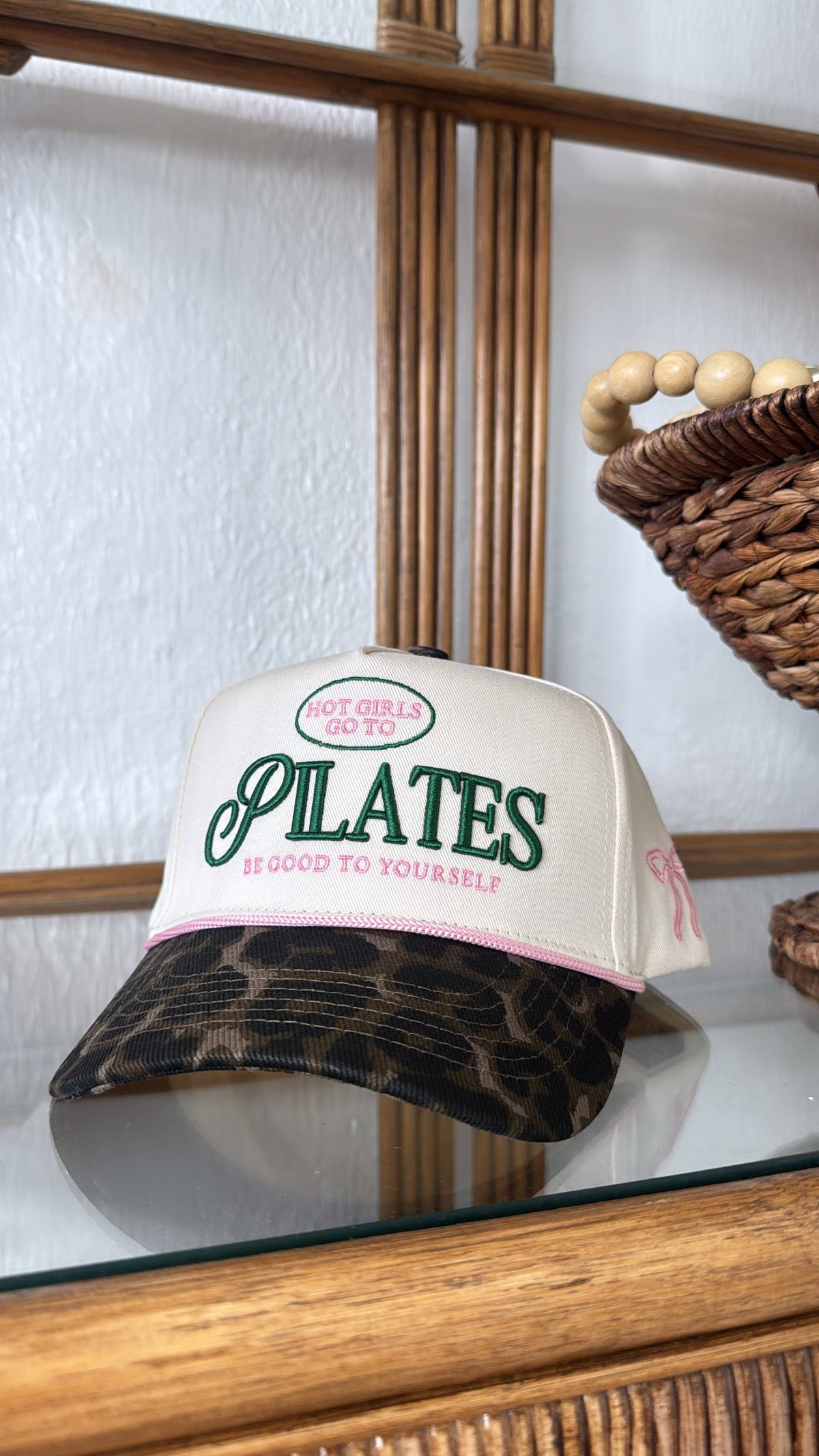 Hot Girls go to Pilates - Leopard Vintage Hat
