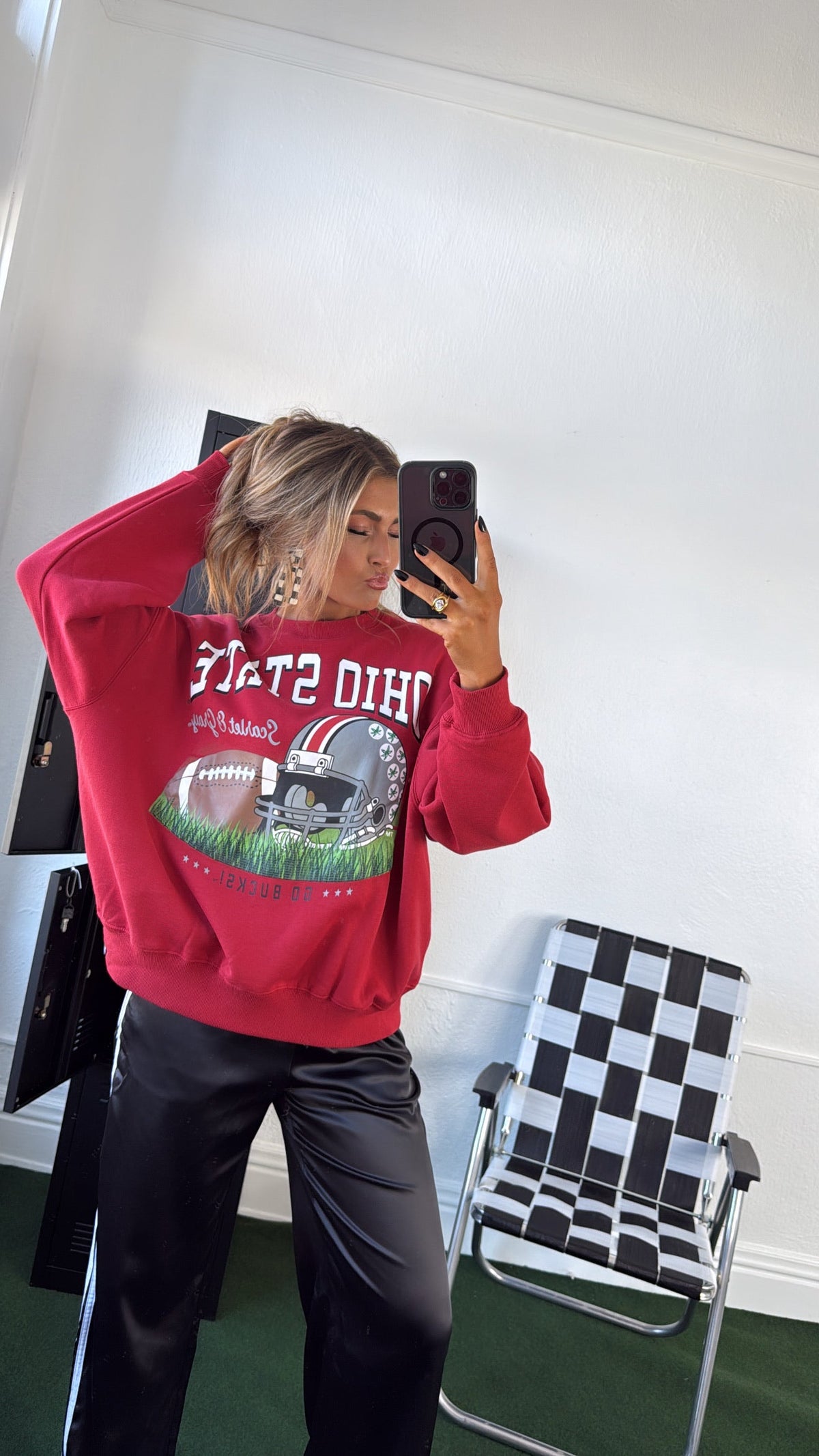 Buckeye Crewneck, Red
