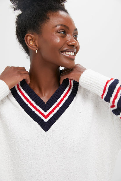 Americana Boucle Elizabeth Sweater