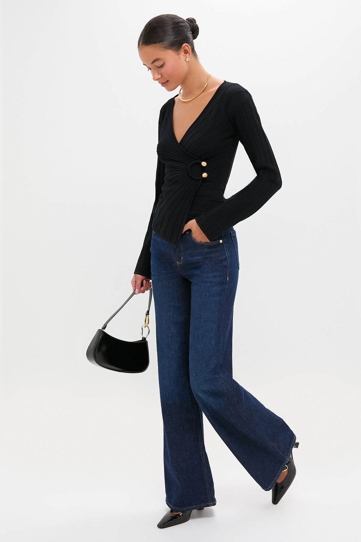 Black Collette Top