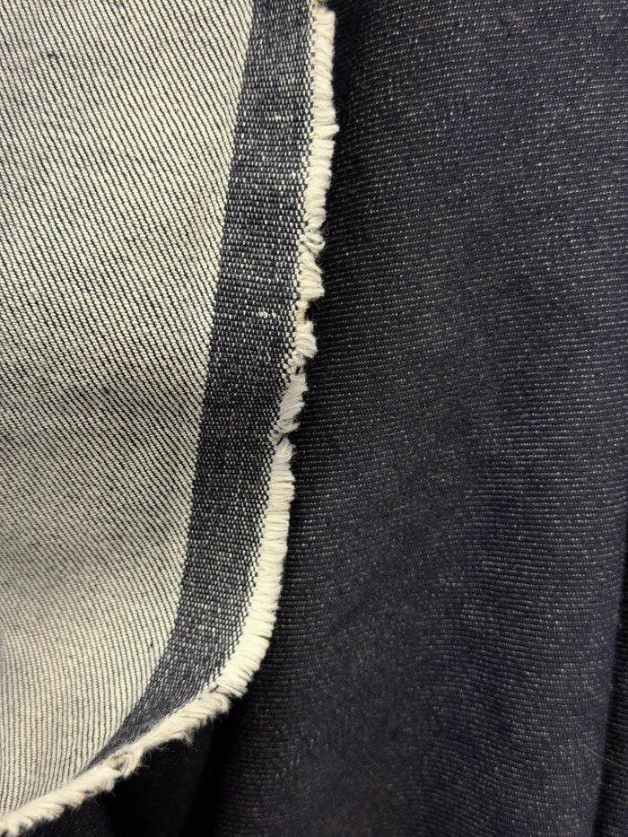Cotton Stretch Denim - Dark Wash Blue
