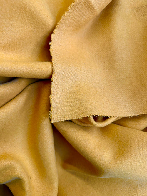 Heritage Label - Italian Melton Textured Wool - Mustard Yellow