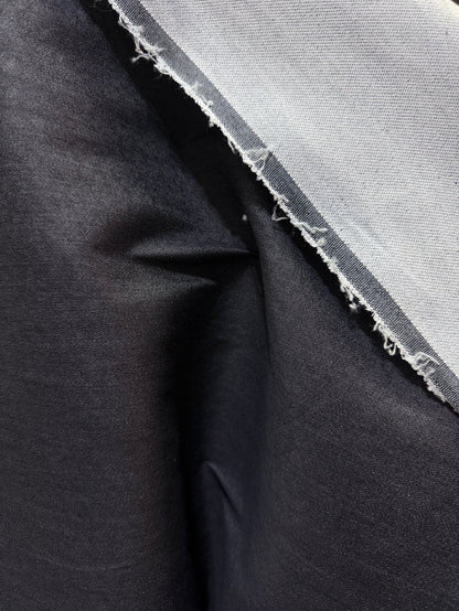 Cotton Denim - Indigo Charcoal