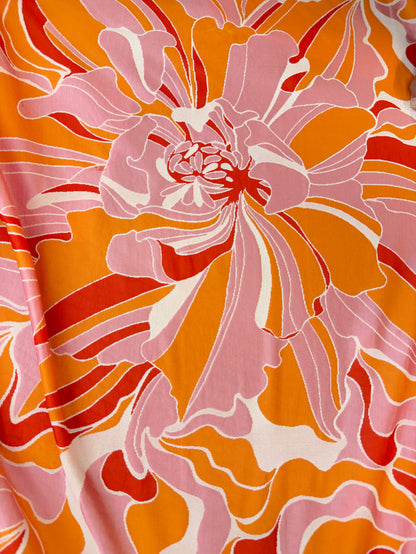 Poly Rayon Jersey - Jumbo Tropical Floral