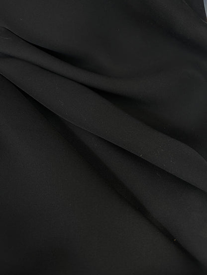 Silk Georgette - Jet Black