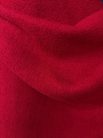 American Heritage - Heavy Weight Wool Blend Jersey Boucle - True Red