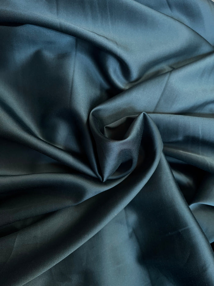Stretch Rayon Satin - Deep Teal
