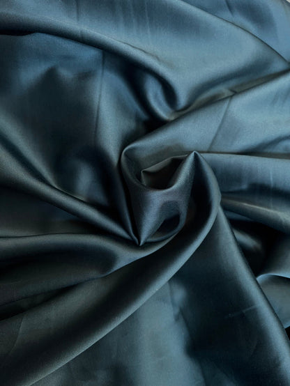 Stretch Rayon Satin - Deep Teal