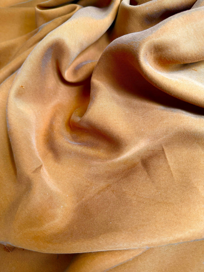 Fine Twill Viscose - Rust Brown
