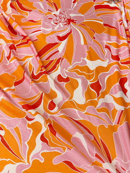 Poly Rayon Jersey - Jumbo Tropical Floral