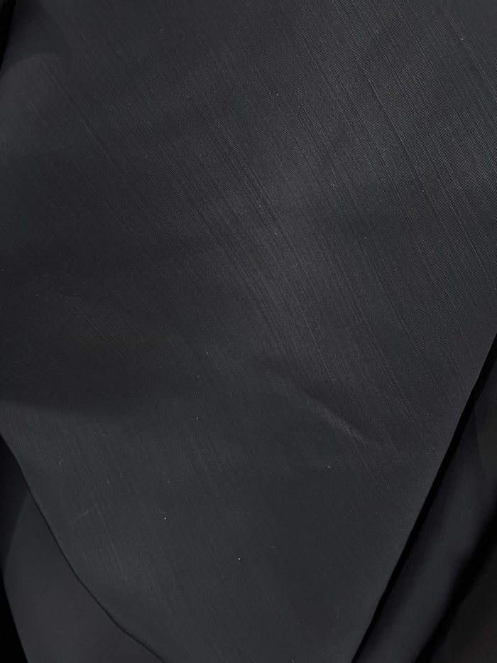 Silk & Rayon - Jet Black