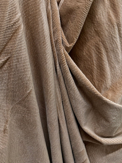 Italian Stretch Corduroy - Teddy Brown