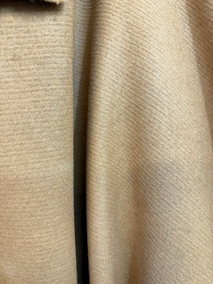 Heritage Label - Italian Melton Twill Wool - Camel Tan