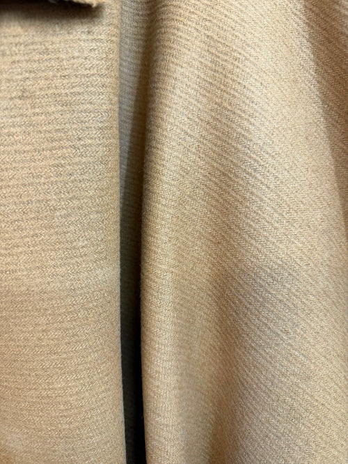 Heritage Label - Italian Melton Twill Wool - Camel Tan