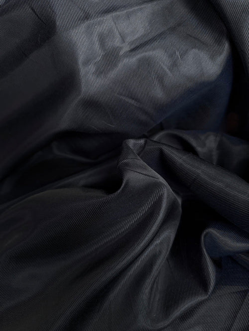 Fine Twill Rayon Lining - Dark Navy - 56"